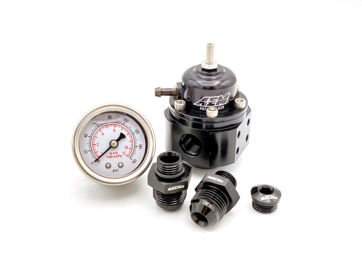 Regolatore Pressione Carburante Universale Con Manometro - Lega Di Alluminio Per Auto Turbo - Foto 7