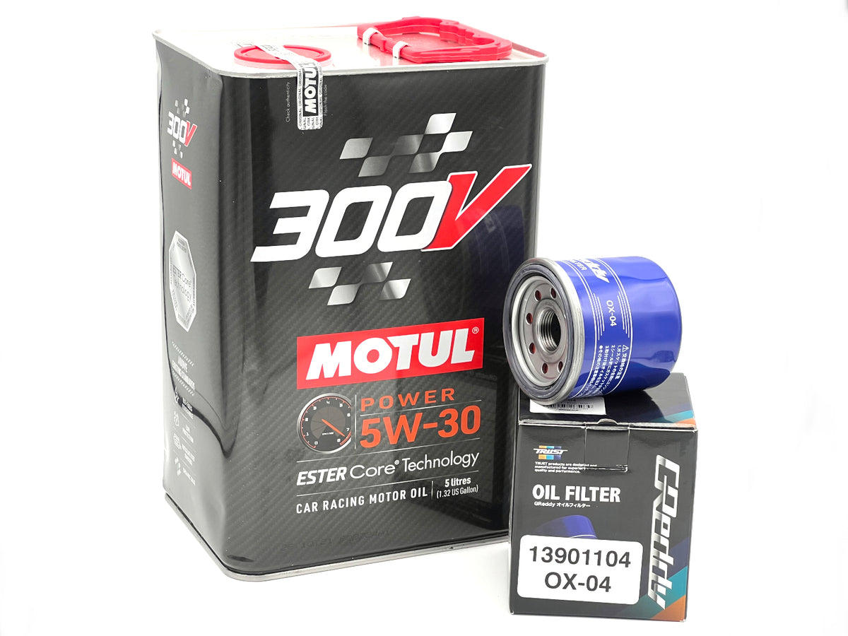 KIT tagliando MOTUL 300v+filtro GREDDY OX-04 per Subaru Impreza WRX ST –