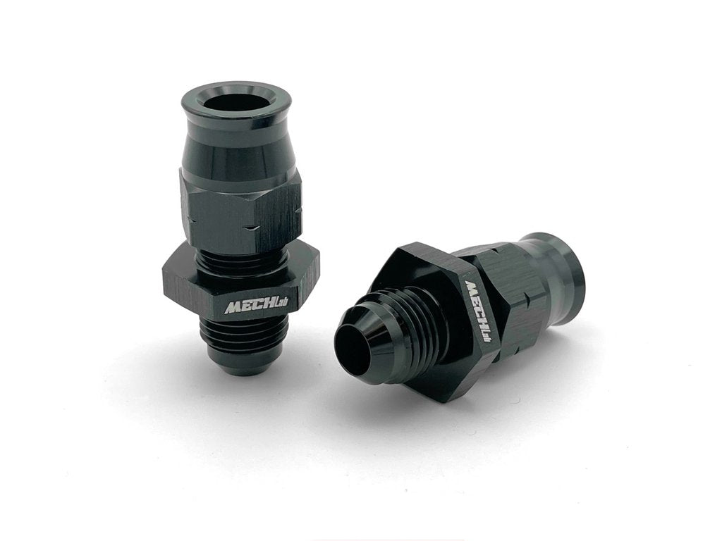 AN6 Raccordo Alluminio 180° *NUOVO* Dash 6 Attacco Tubo Push On - Foto 7