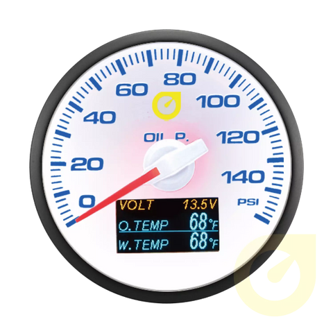 Indicatore 3 In 1 Per Auto - Temperatura, Pressione Olio E Voltmetro - Foto 13