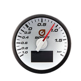 Strumento 4 in 1 Pressione Turbo e Olio-Temperatura Olio-Volt AutoGauge (bianco)