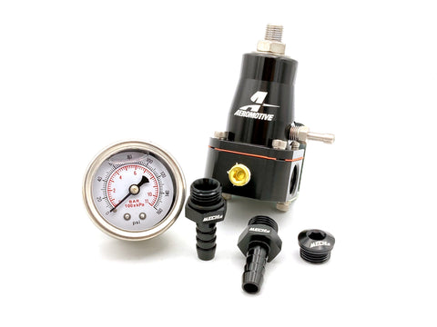 AEROMOTIVE 13136 regolatore pressione benzina (+ raccordi porta gomma e manometro)
