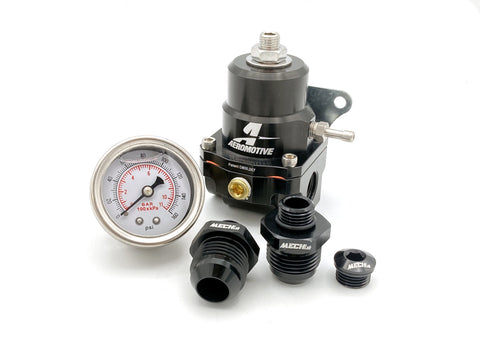 AEROMOTIVE 13138 regolatore pressione benzina (+ raccordi AN10 e manometro)