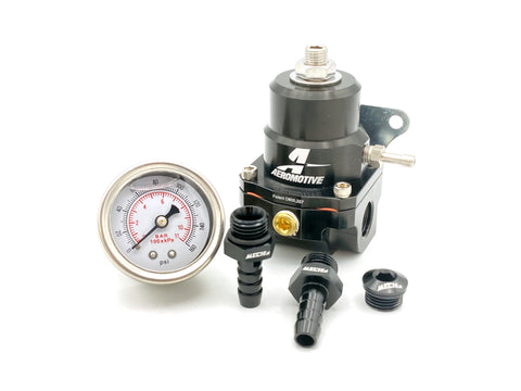 AEROMOTIVE 13138 regolatore pressione benzina (+ raccordi porta gomma e manometro)