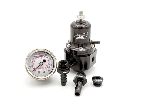 AEM 25-305BK regolatore pressione benzina (+ raccordi portagomma e manometro)