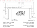 AEM 50-1005 pompa benzina esterna 400 lt/h