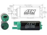 AEM 50-1200 pompa benzina ad immersione 340 lt/h E85