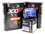 KIT tagliando MOTUL 300v+filtro GREDDY OX-03 per Toyota CELICA turbo 2.0L GTS