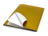 foglio adesivo scudo termico oro 600x600mm
